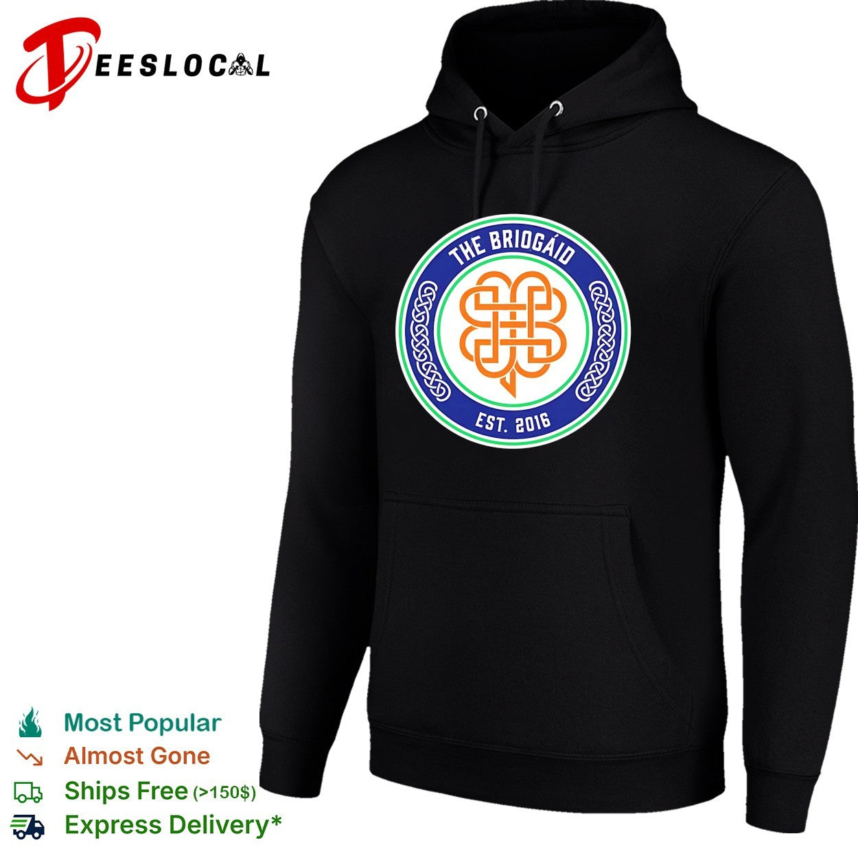 The Briogaid celtic knot badge est 2016 shirt