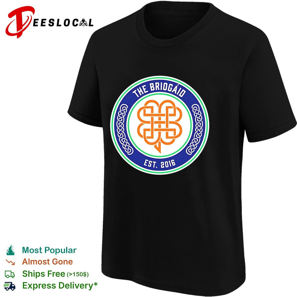 The Briogaid celtic knot badge est 2016 shirt