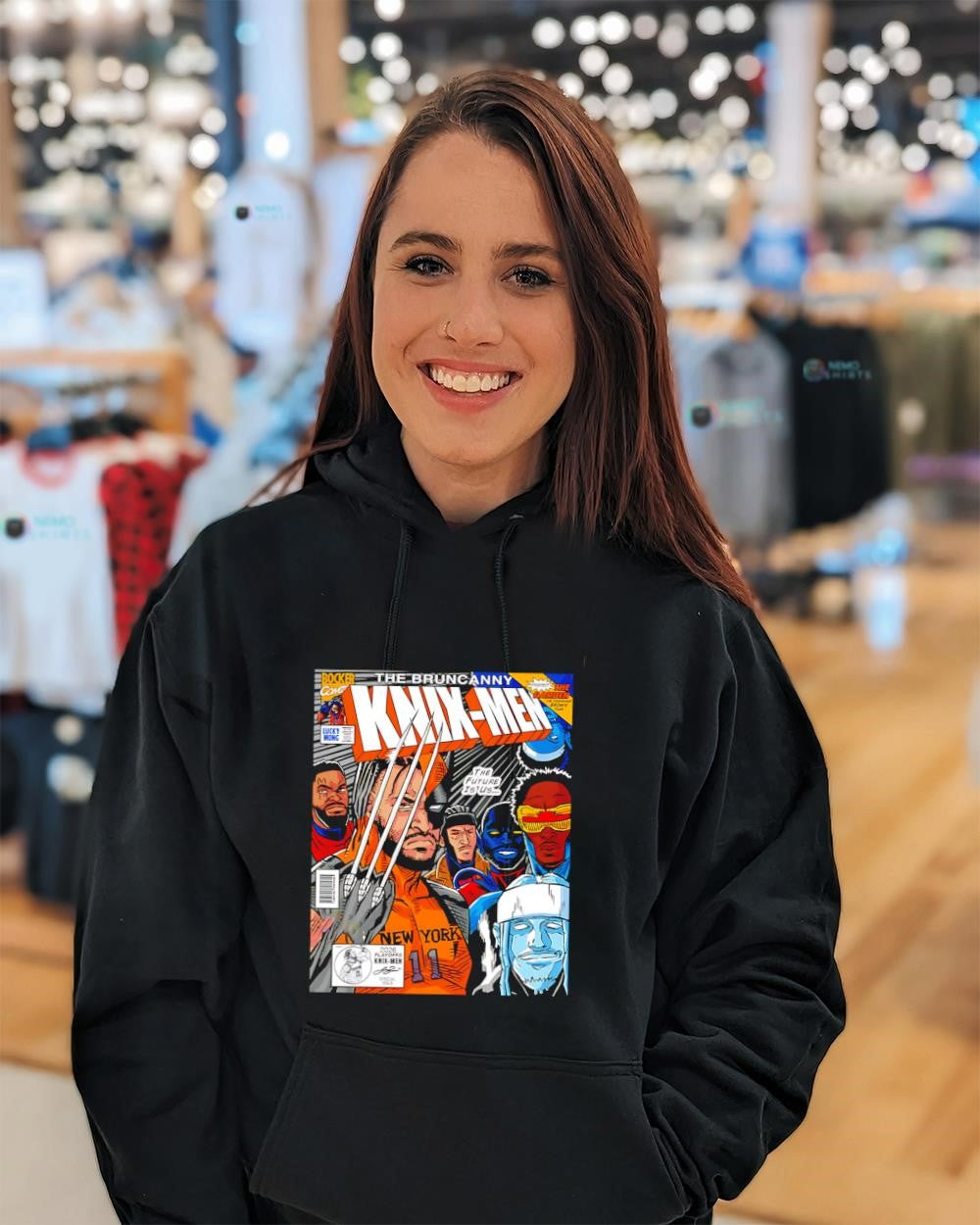 The Bruncanny Knix-Men Jalen Brunson as Wolverine shirt