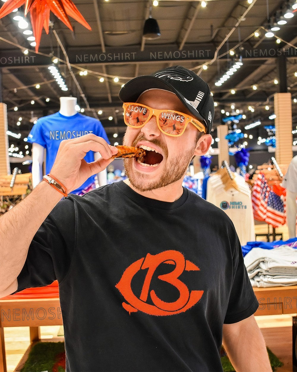 The C and the old school B Chicago Bears shirt