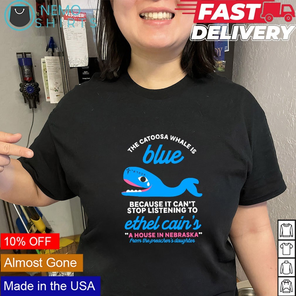 The Catoosa Whale is blue because it can’t stop listening to Ethel Cain’s shirt