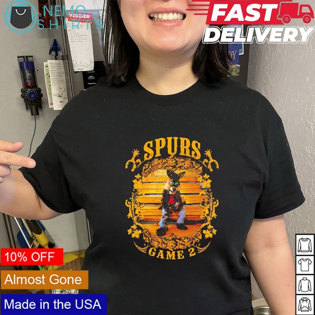The Coyote San Antonio Spurs game 2 shirt