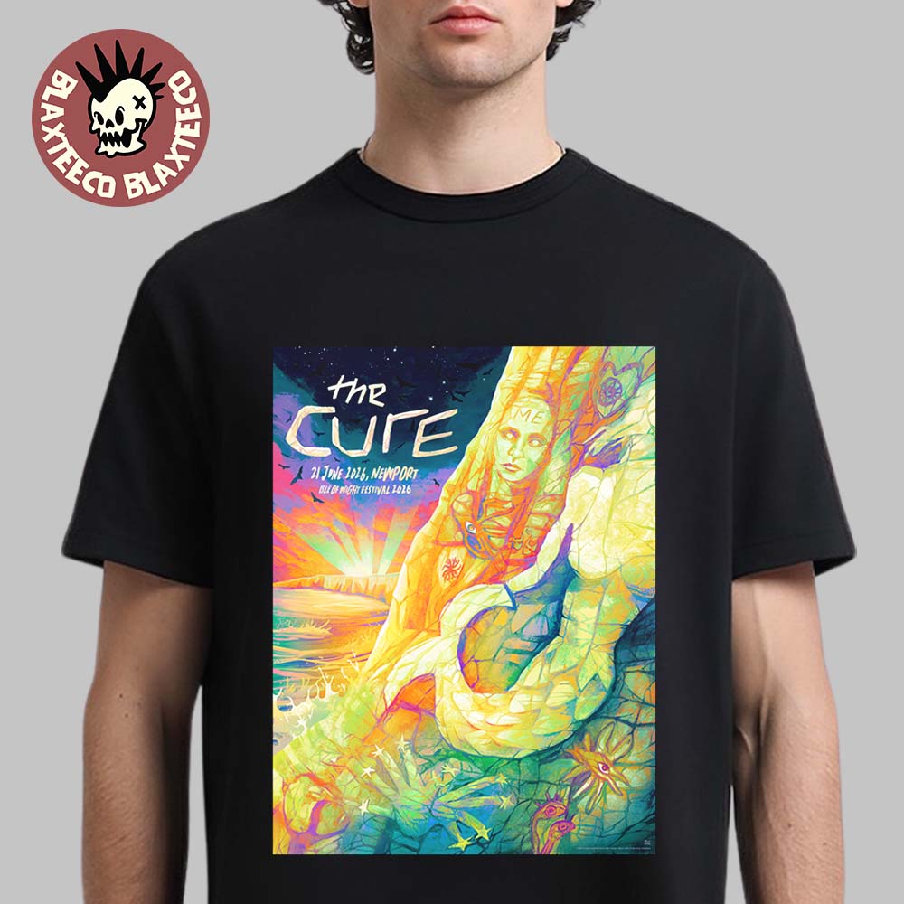 The Cure Newport UK 2026 Event Exclusive Tee Isle of Wight Festival On 21 June 2026 T-Shirt