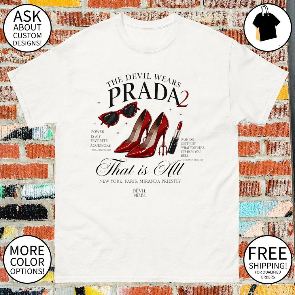 The Devil Wears Prada 2 that is all New york paris Miranda priestly shirt