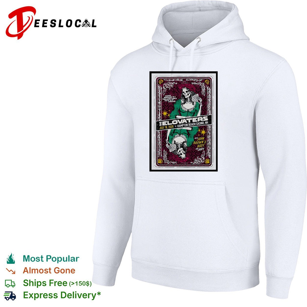 The Elovaters John Brown’s Body and Jarv Hampton Beach Casino New Hampshire shirt