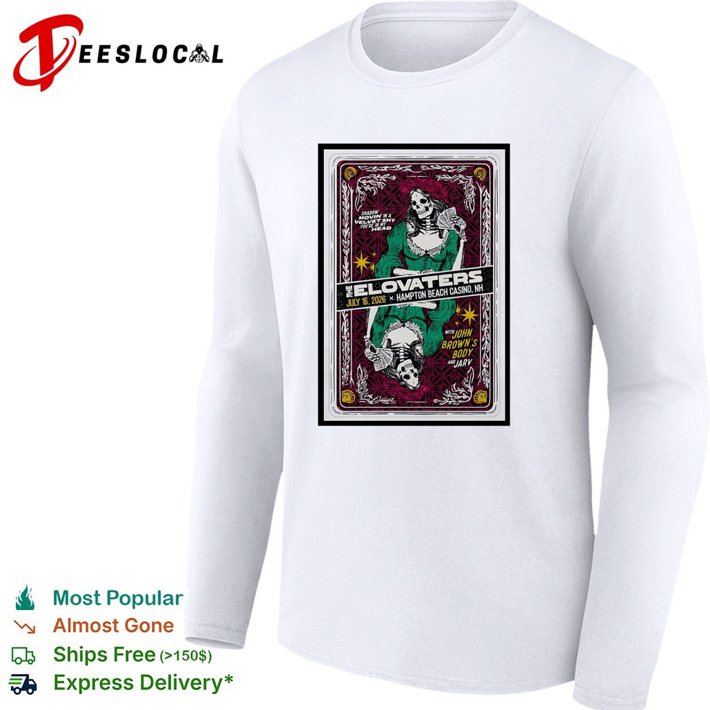 The Elovaters John Brown’s Body and Jarv Hampton Beach Casino New Hampshire shirt