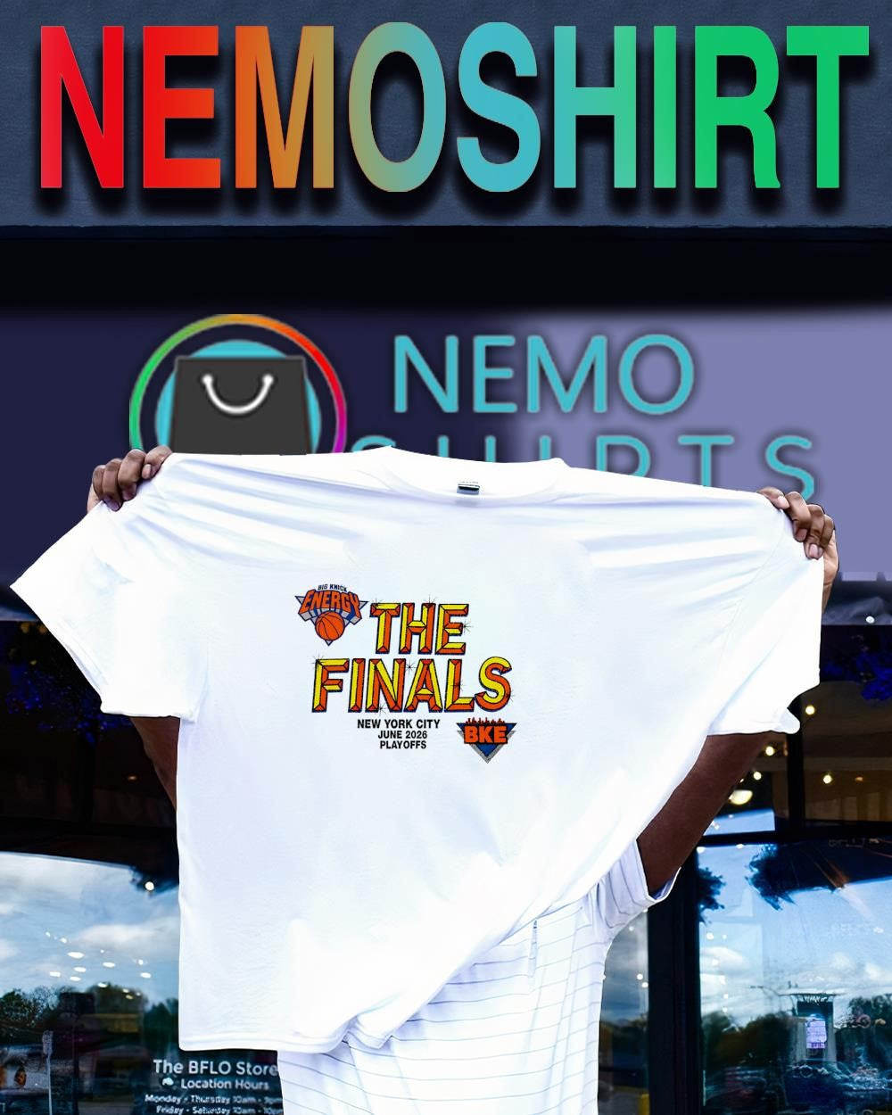 The Finals Big Knick Energy NYC June 2026 Playoffs shirt