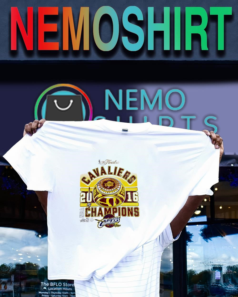 The Finals Cleveland Cavaliers 2016 NBA Finals Champions logo shirt