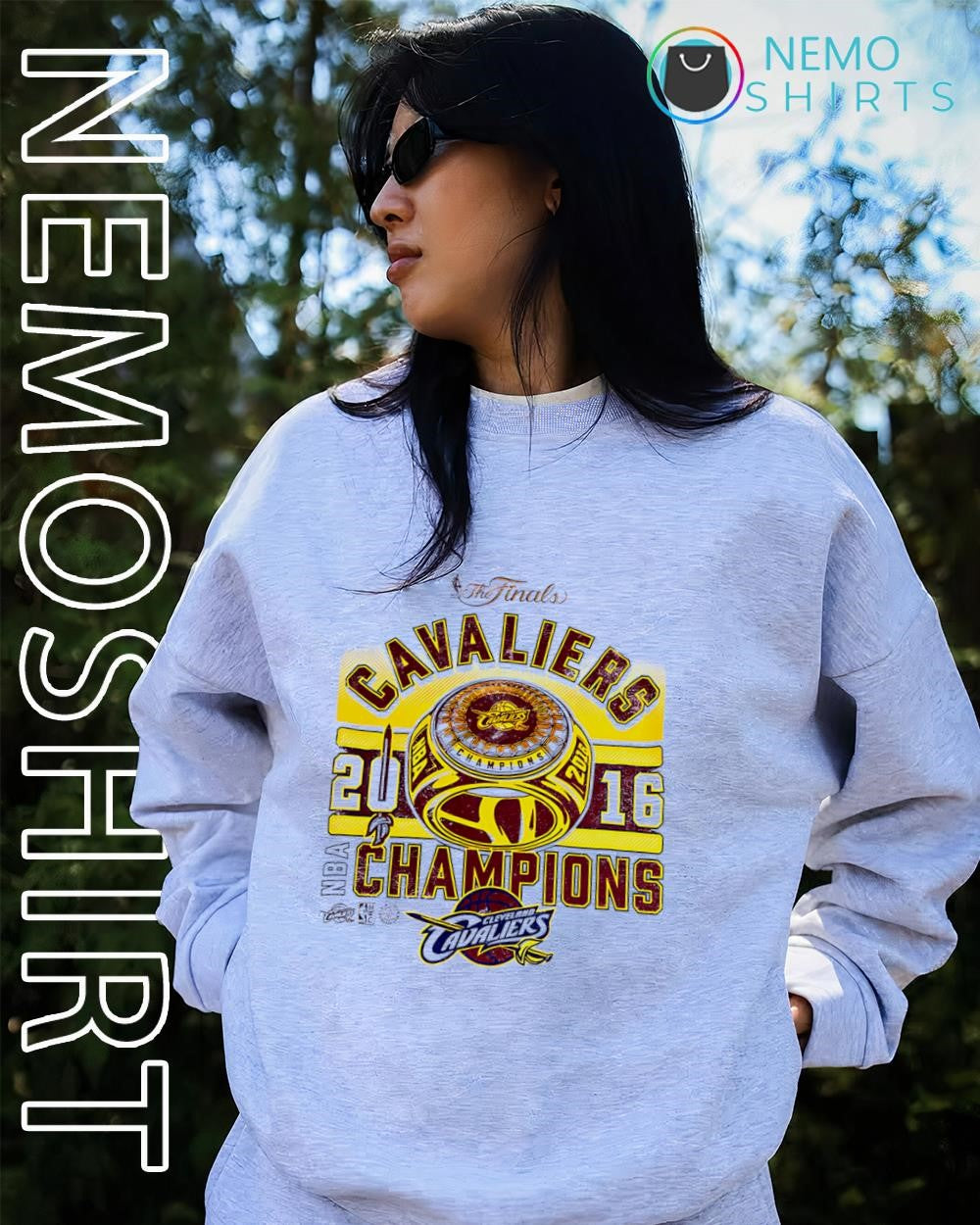 The Finals Cleveland Cavaliers 2016 NBA Finals Champions logo shirt