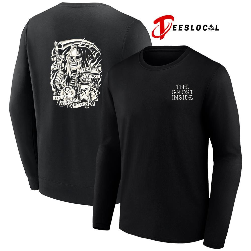 The Ghost Inside I see the Reaper but I’m not afraid of him graphic shirt