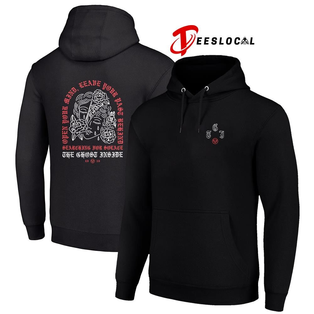 The Ghost Inside open your mind leave your past searching for Solace graphic shirt