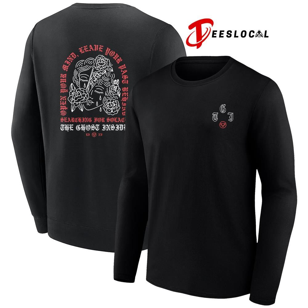 The Ghost Inside open your mind leave your past searching for Solace graphic shirt