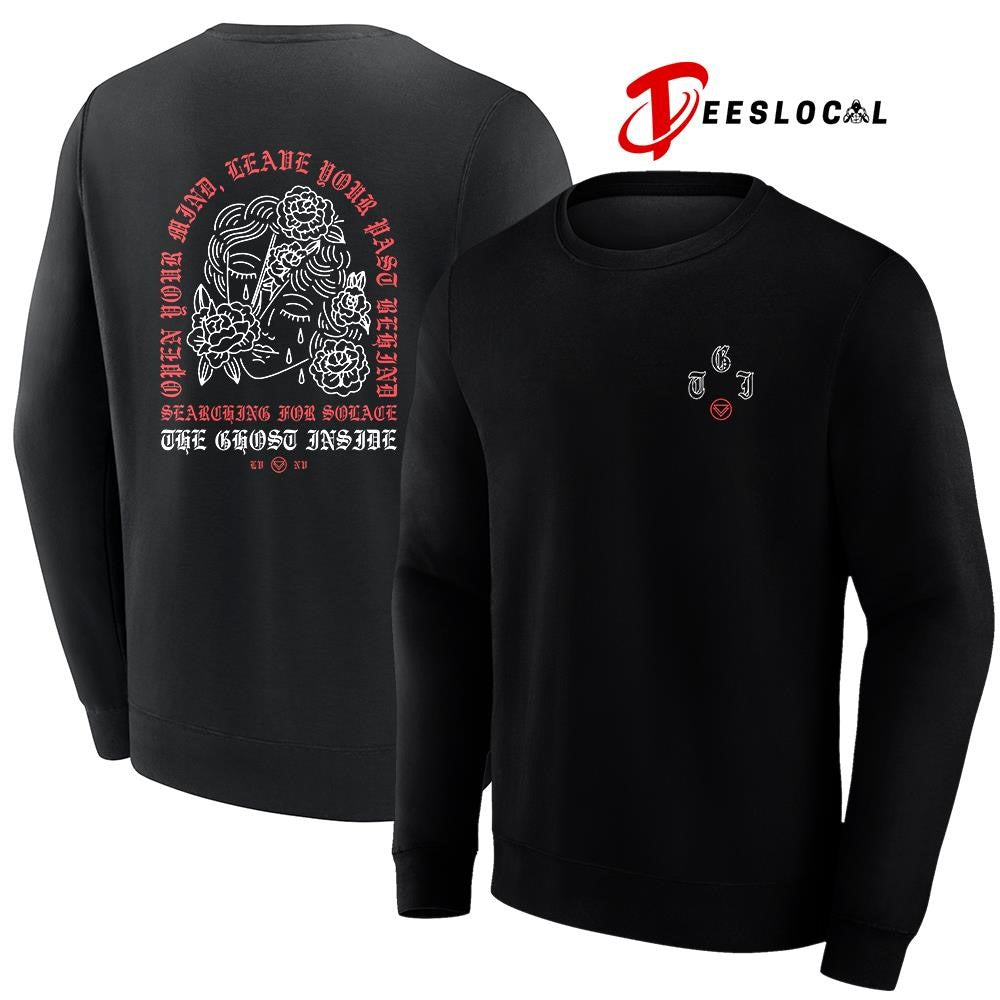 The Ghost Inside open your mind leave your past searching for Solace graphic shirt