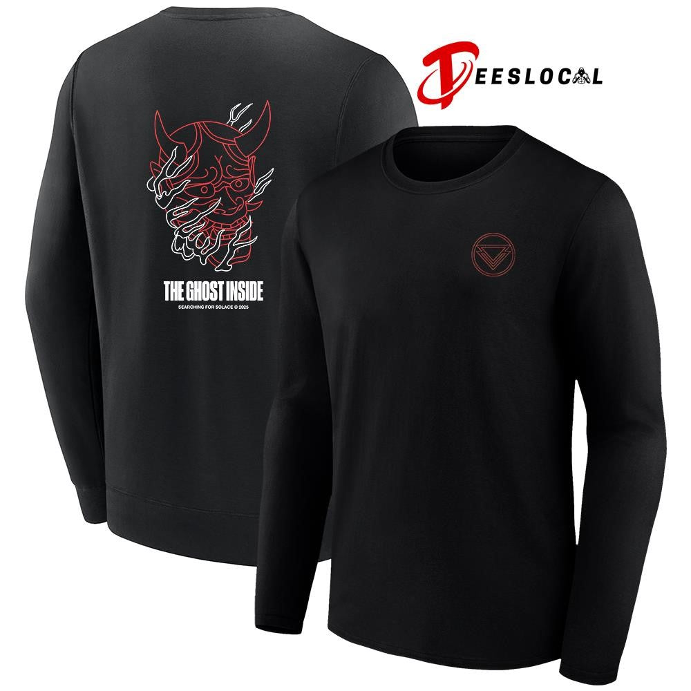 The Ghost Inside searching for Solace mask floral shirt
