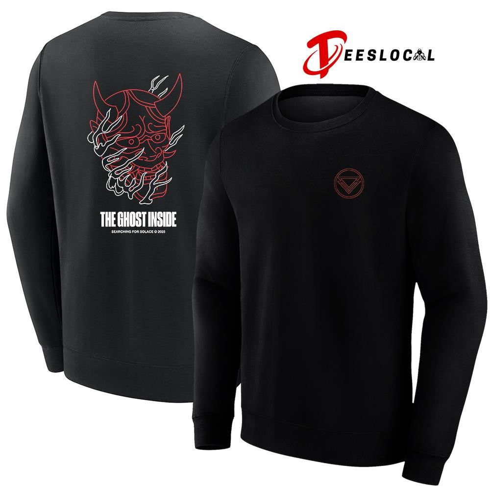 The Ghost Inside searching for Solace mask floral shirt
