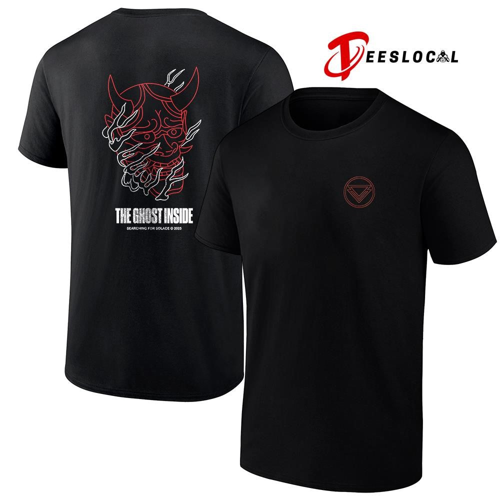 The Ghost Inside searching for Solace mask floral shirt