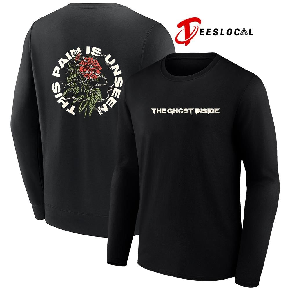 The Ghost Inside this pain is unseen floral shirt