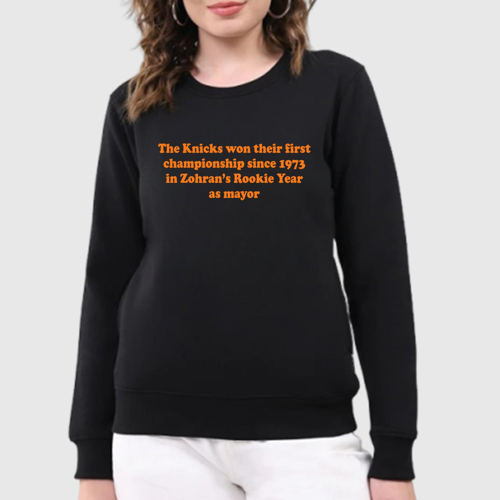 The Knicks Won Their First Championship Since 1973 In Zohran’s Rookie Year Shirt