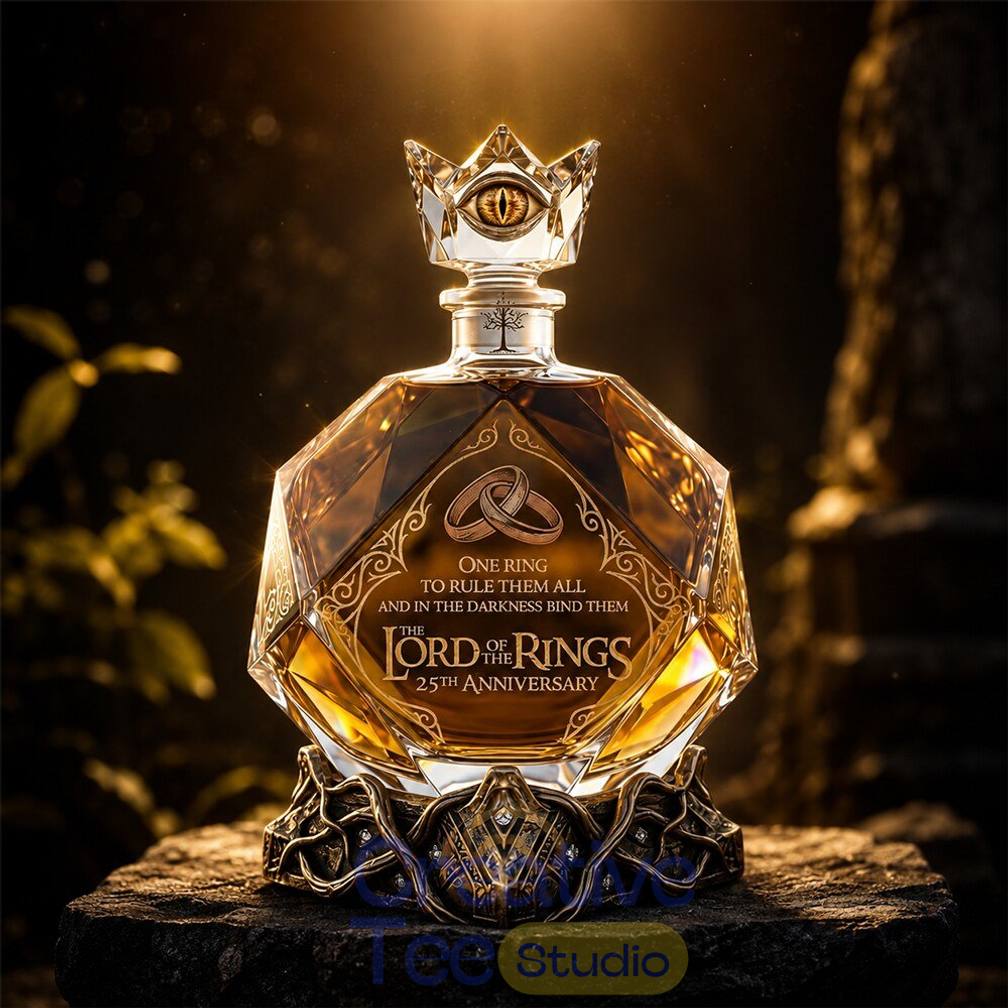 The Lord of the Rings 25th Anniversary One Ring Whiskey Bottle