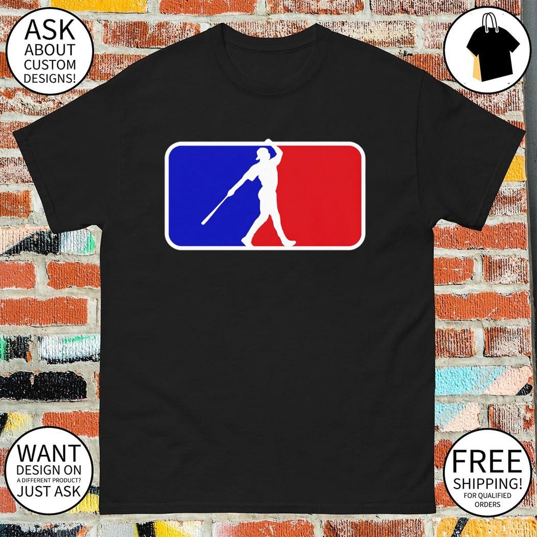 The Natural Major League Baseball parody logo shirt