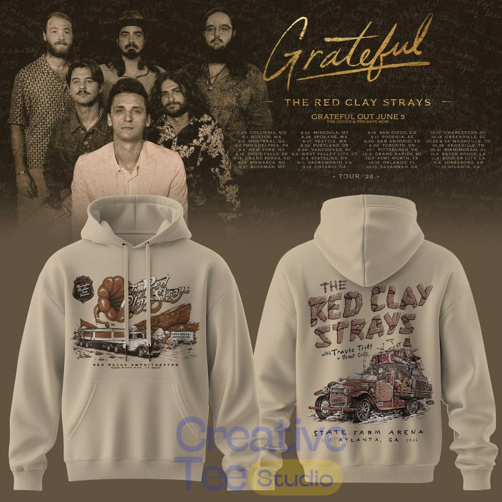The Red Clay Strays Tour 2026 Special Tee Hoodie