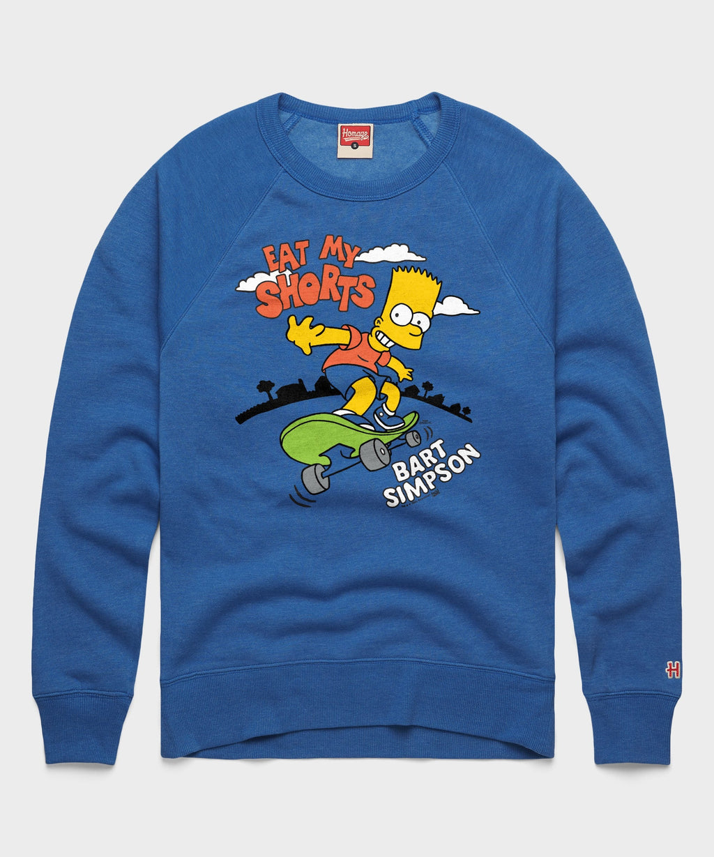 The Simpsons Bart Simpson Eat My Shorts Crewneck
