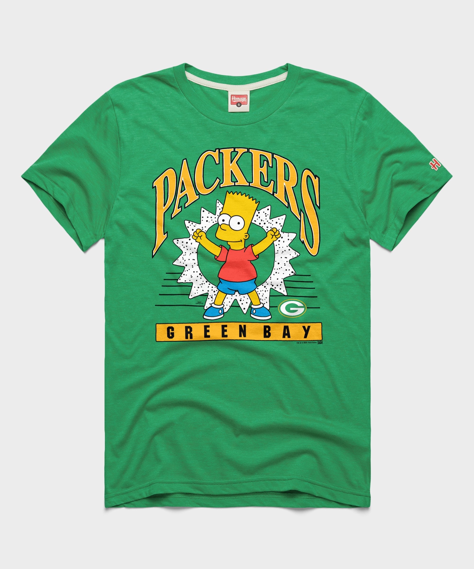 The Simpsons Bart x Green Bay Packers