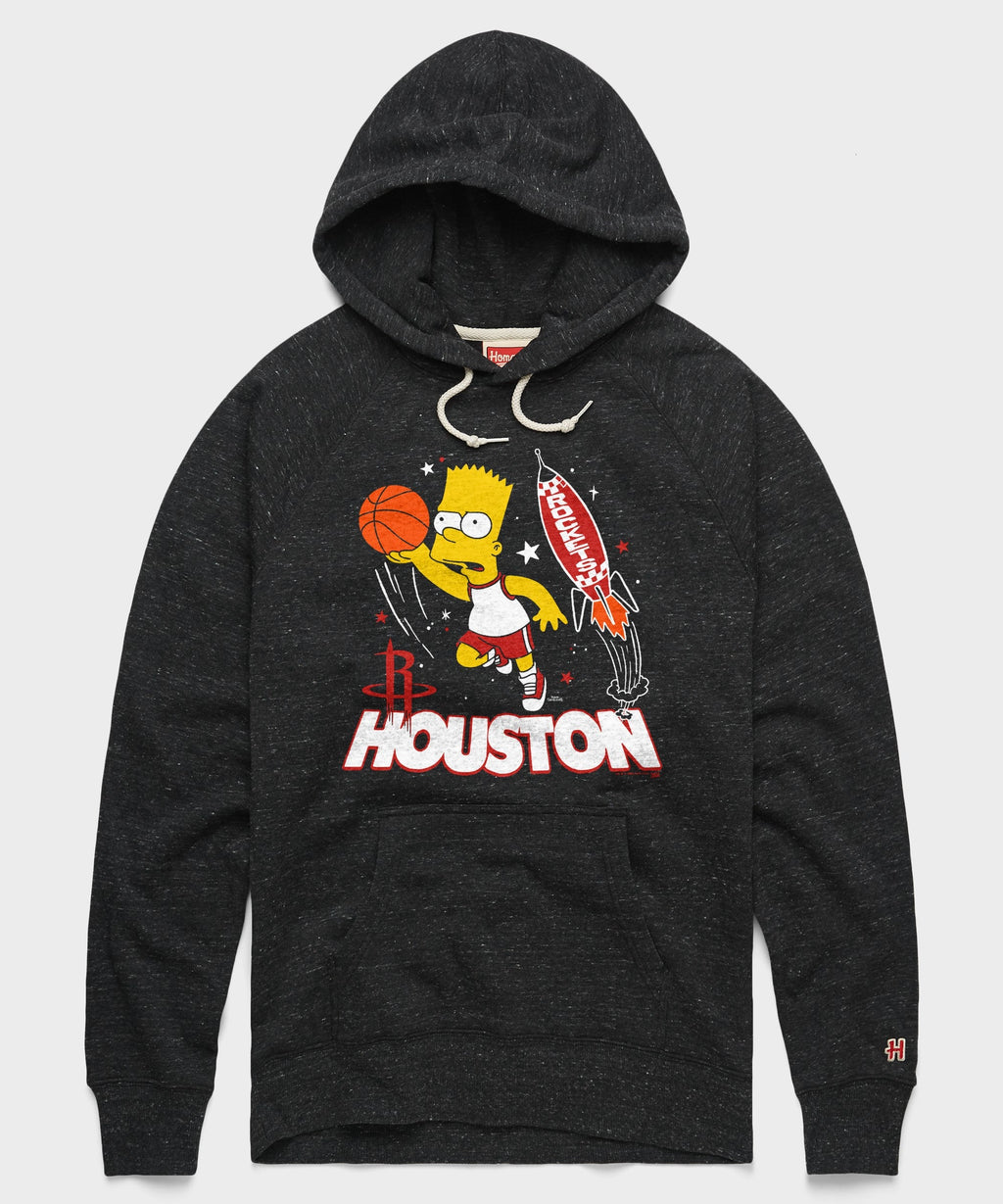 The Simpsons Bart x Houston Rockets Hoodie