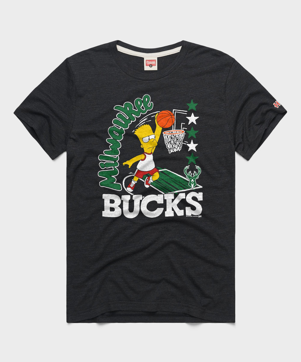 The Simpsons Bart x Milwaukee Bucks