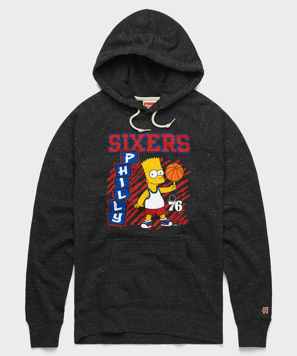 The Simpsons Bart x Philadelphia 76ers Hoodie
