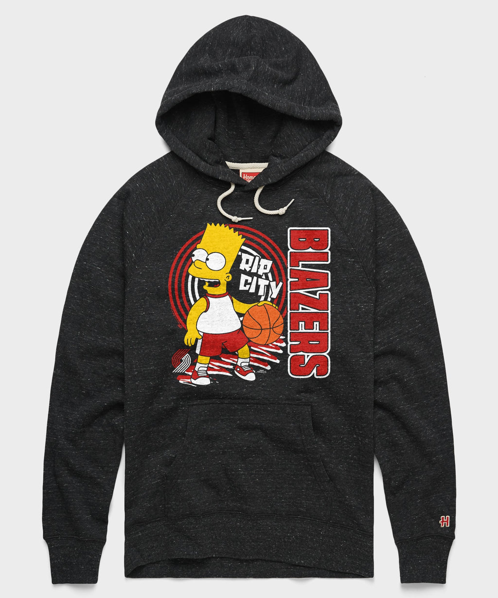 The Simpsons Bart x Portland Trail Blazers Hoodie