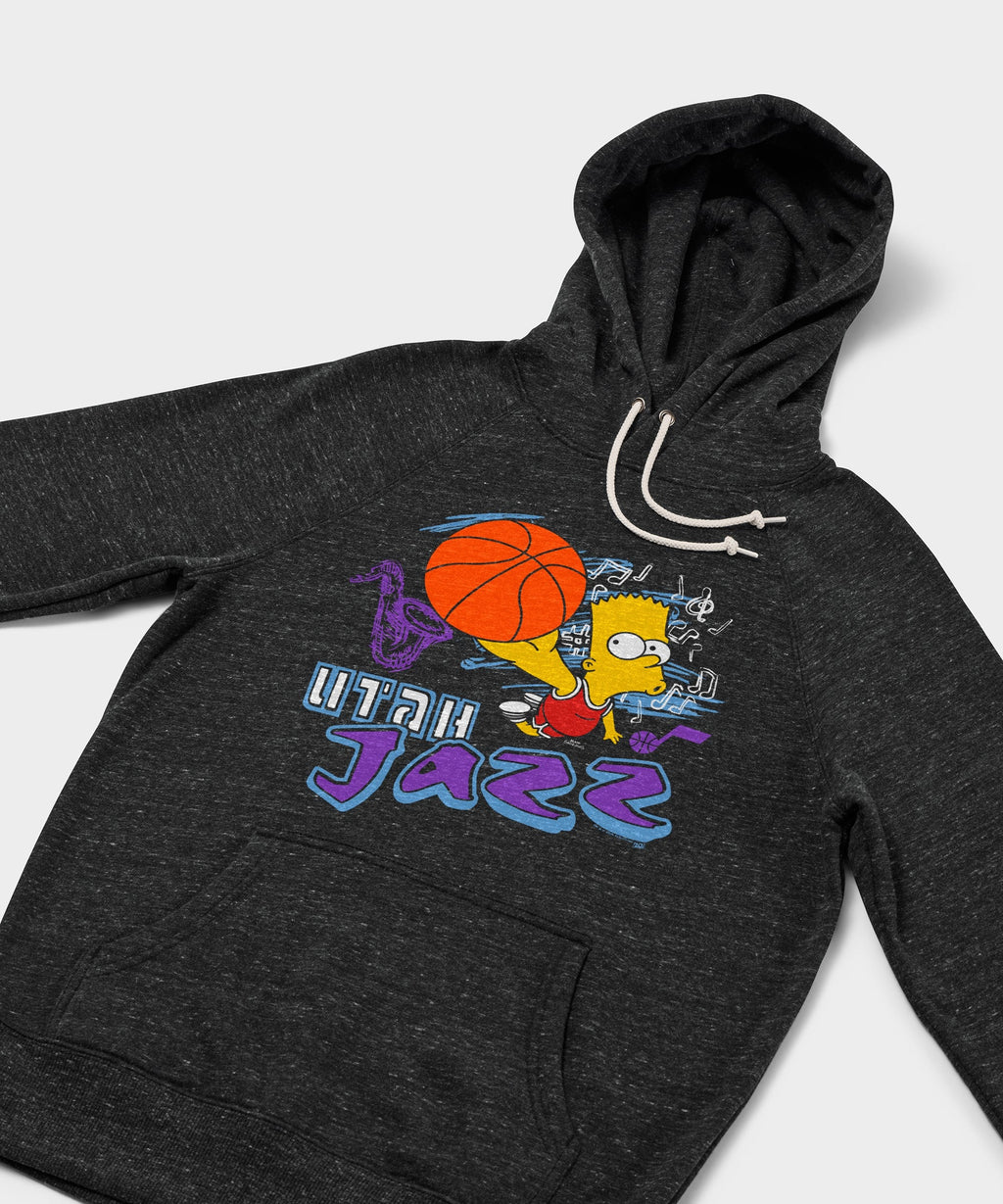The Simpsons Bart x Utah Jazz Hoodie