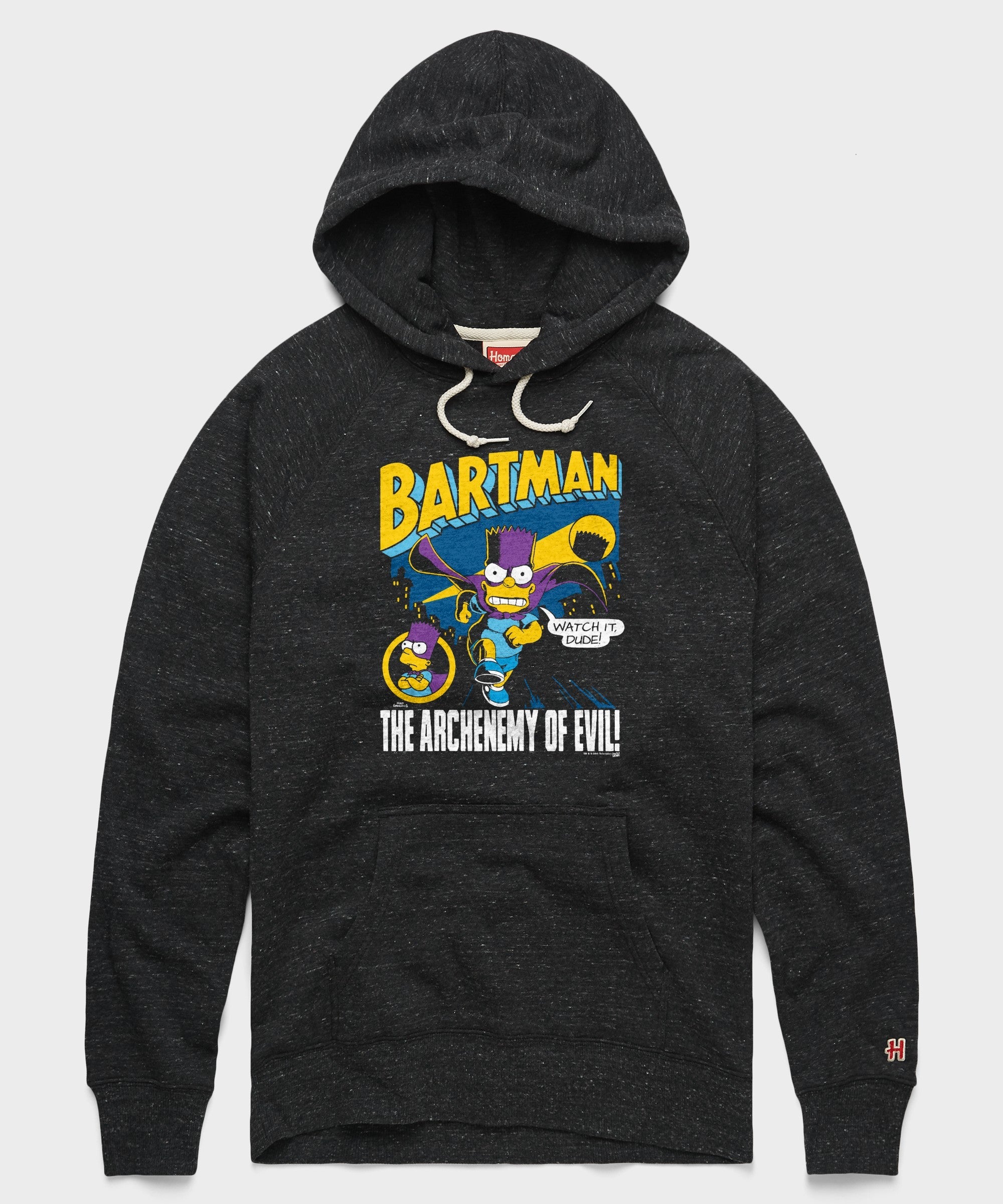 The Simpsons Bartman The Archenemy of Evil Hoodie