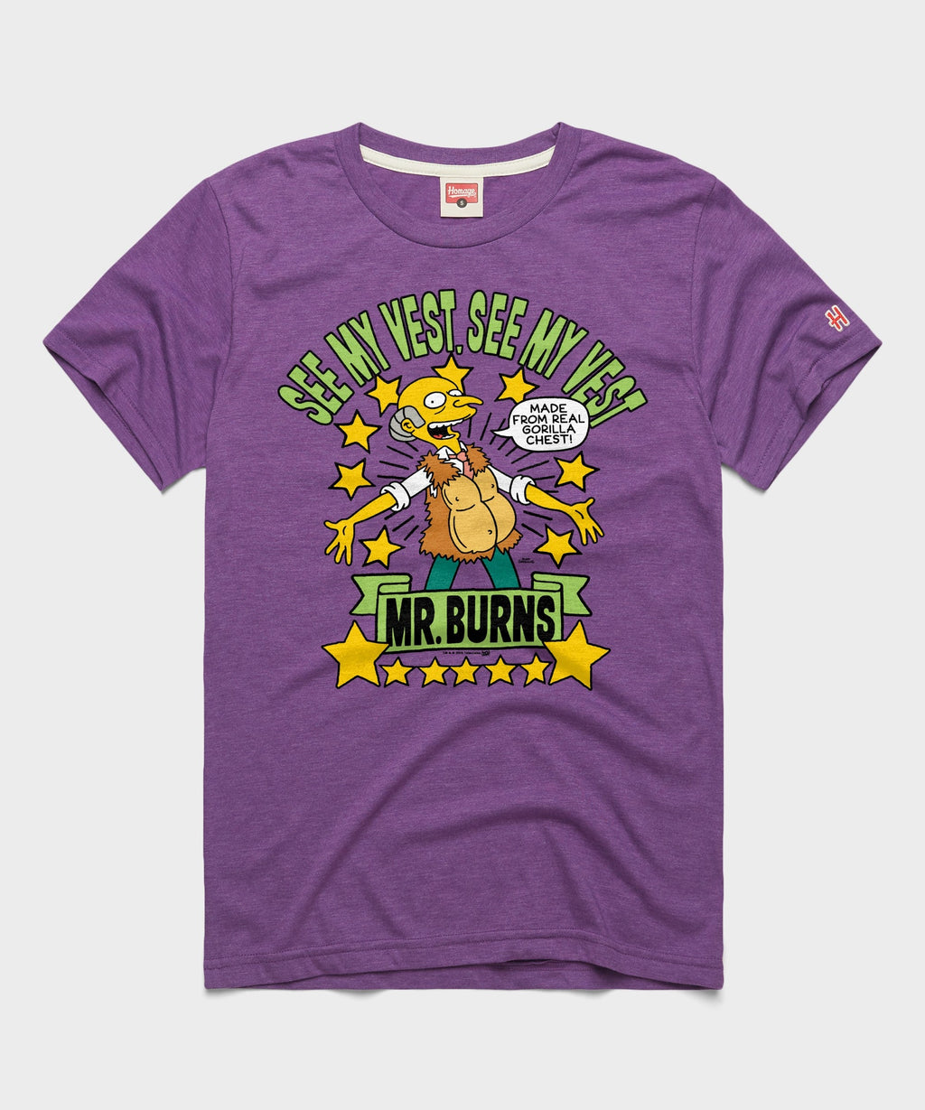 The Simpsons Mr. Burns See My Vest
