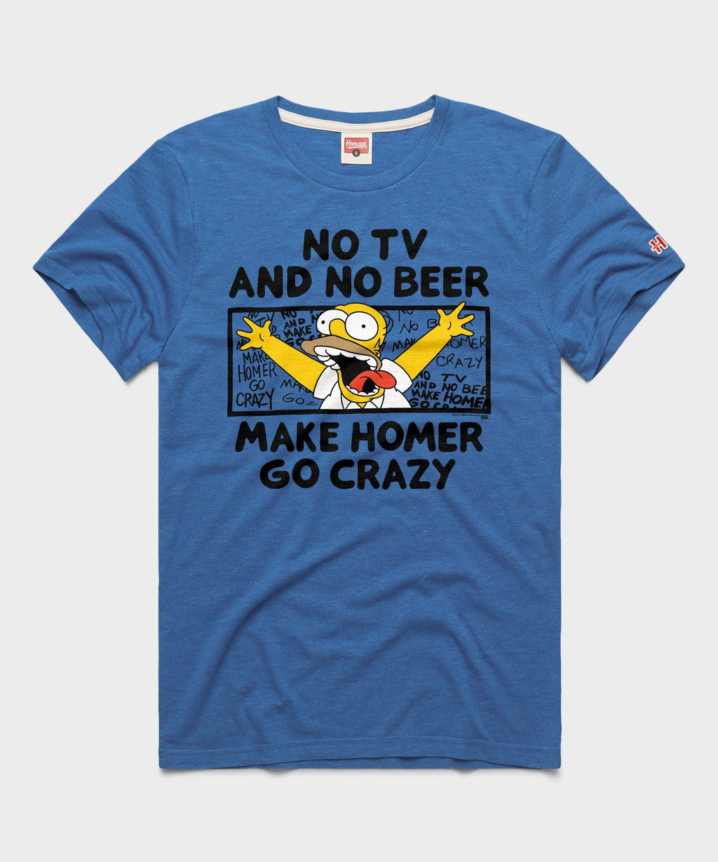 The Simpsons No TV And No Beer Makes Homer Go Crazy