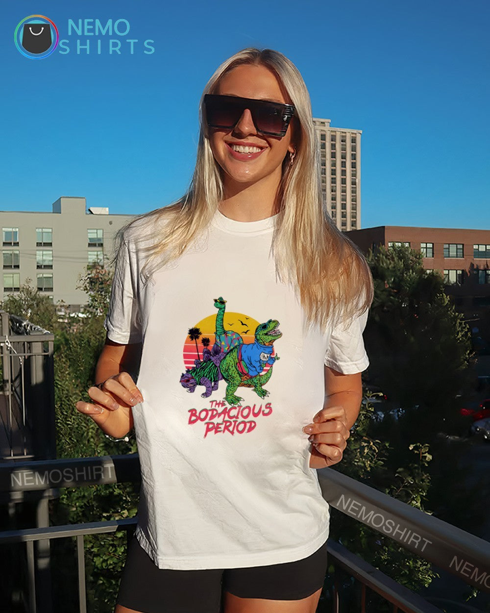 The bodacious period retro dinosaurs vintage shirt
