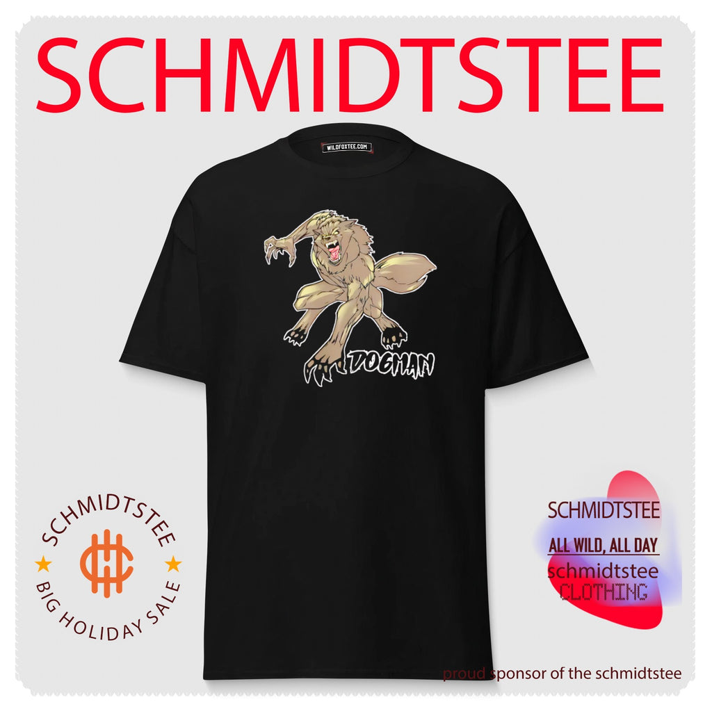 The dogman with muscular werewolf shirt
