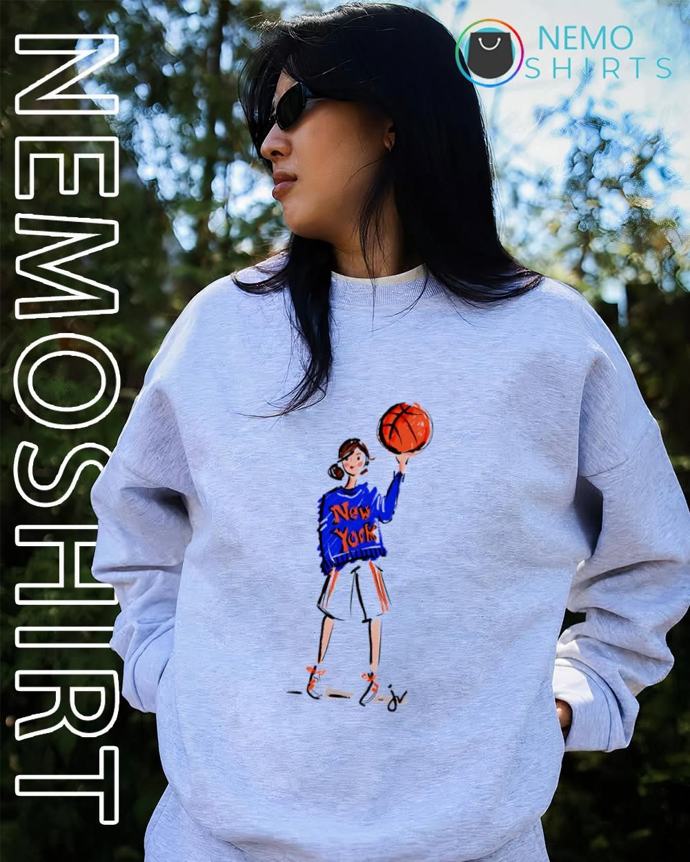 The girl love NY New York Knicks shirt