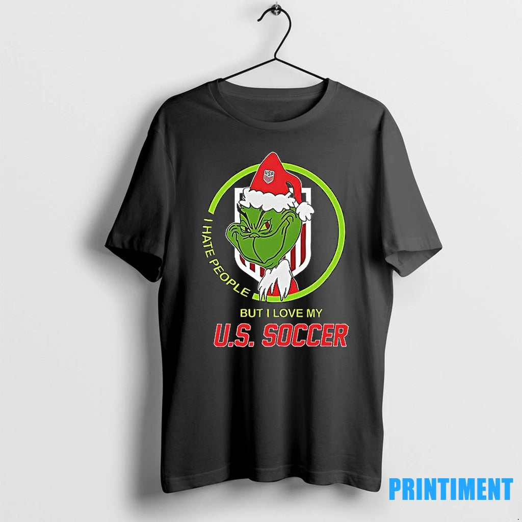 The Grinch I Hate People But I Love My U S Soccer Tshirts Sweater