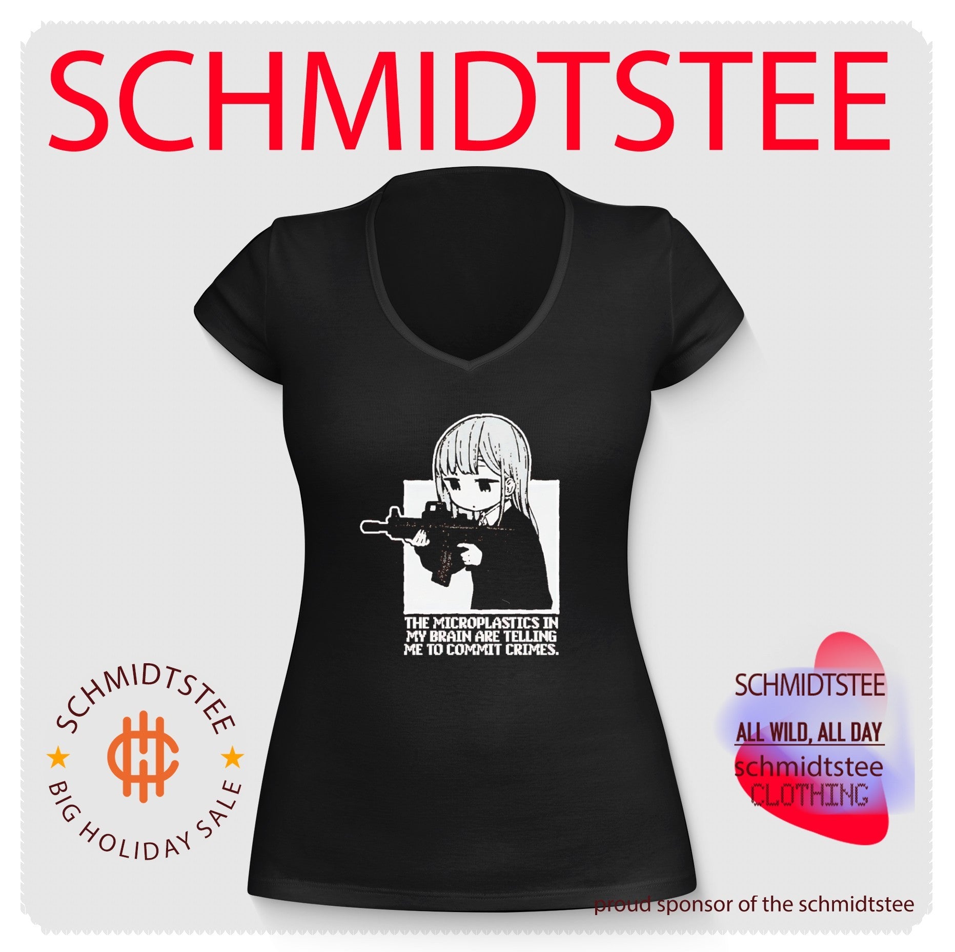 The microplastics in my brain are telling me to commit crimes shirt