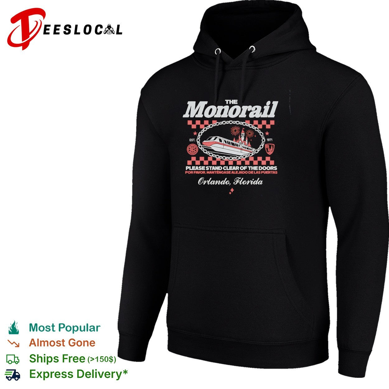 The monorail Orlando Florida shirt