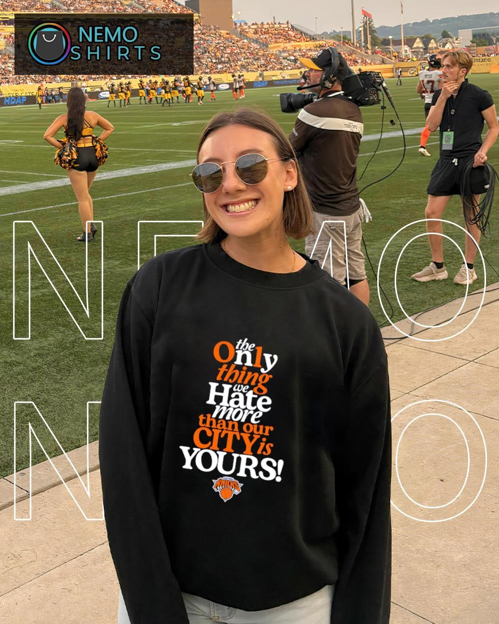 The only thing we hate more than our city is yours New York Knicks logo shirt