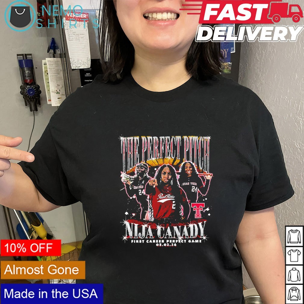 The perfect pitch NiJaree Canady Texas Tech Red Raiders retro graphic shirt