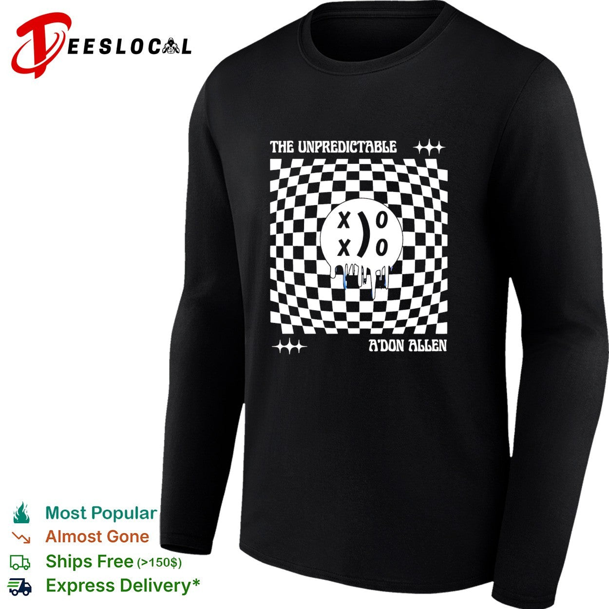 The unpredictable a’don allen shirt