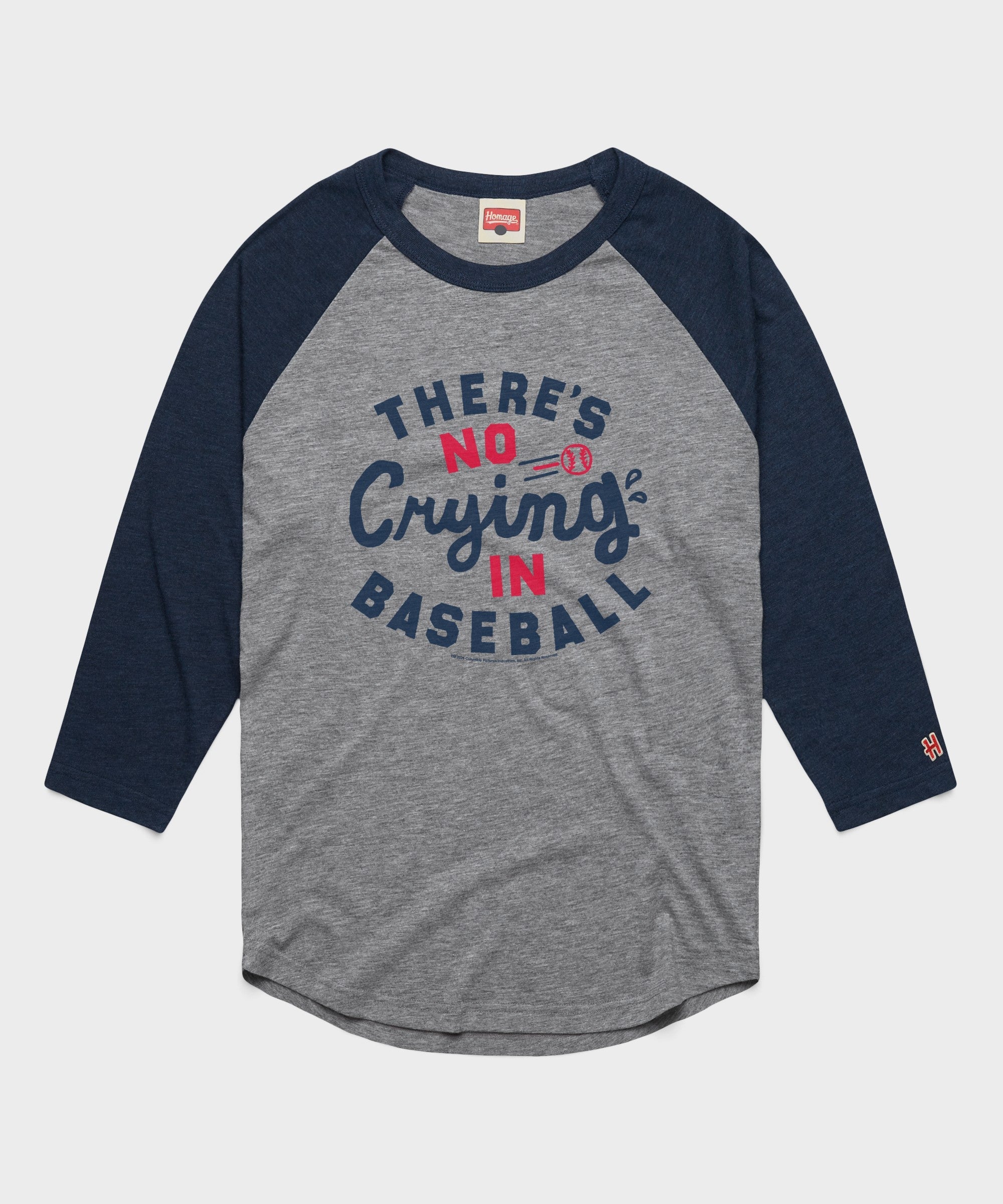There's No Crying In Baseball Raglan