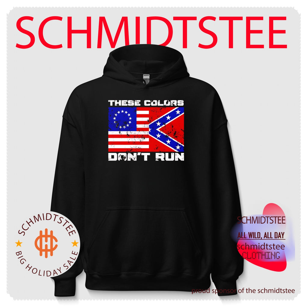 These Colors Don’t Run American and Confederate Flag shirt