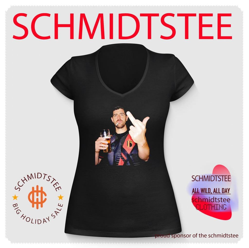 Thibaut Courtois Belgium Style Beer and Cigarette shirt