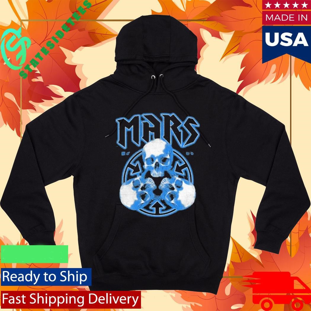 Thirty Seconds To Mars European Tour 2027 Blue Skulls Shirt
