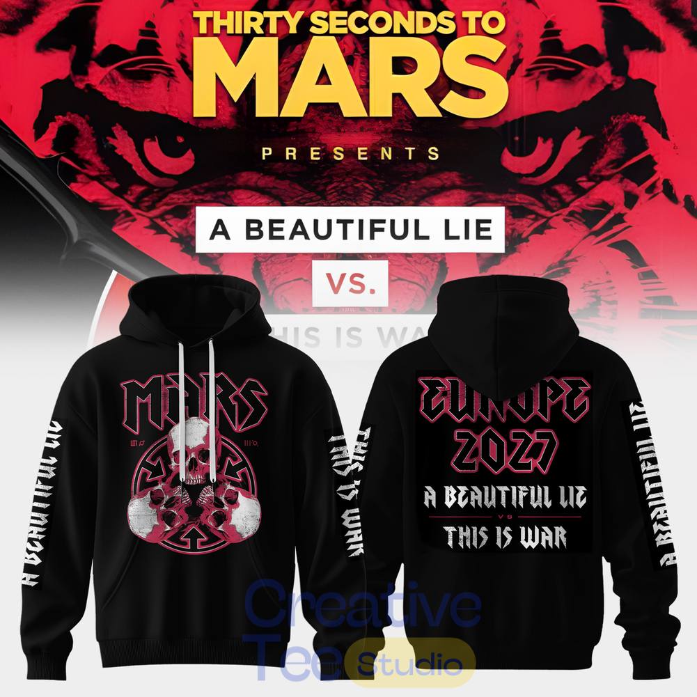 Thirty Seconds to Mars “A Beautiful Lie vs. This Is War” European Tour Tee Hoodie