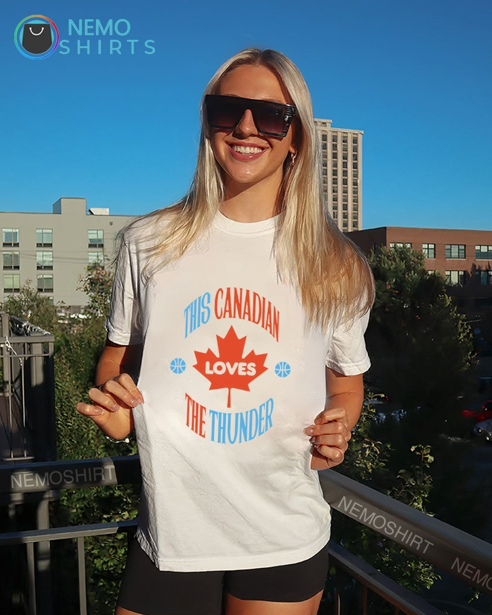 This Canadian loves the OKC Thunder shirt